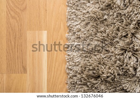 Fluffy Carpet On Laminate Floor