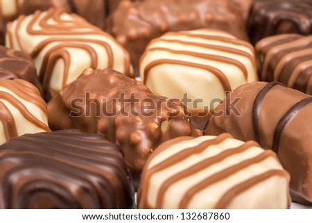 Close-up Photo Of Chocolate Candies Variety