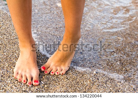 Girl With Nice Feet Has Hydrophobia Fear Of Water