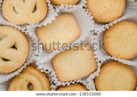 Biscuits With Sugar In A Box
