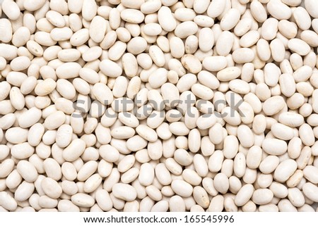 White Beans Close Up Background Texture