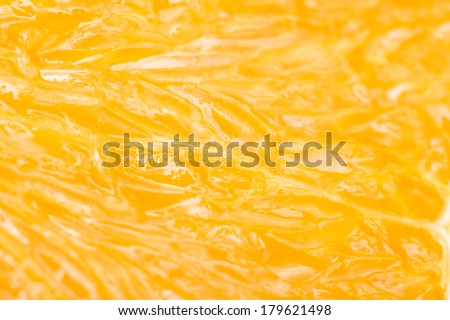 Extreme Macro Abstract Of Orange Slice Interior