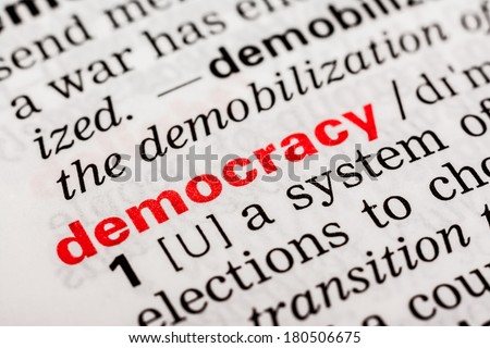 Democracy Word Definition In Dictionary