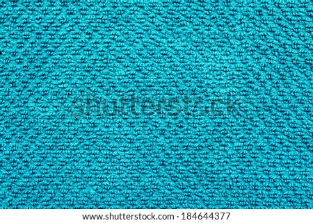Blue Cotton Cloth Material Texture Close Up