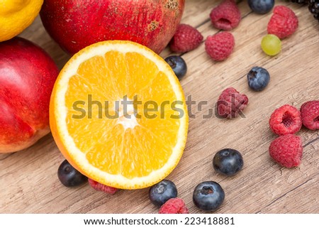 Tasty Summer Fruits Close Up
