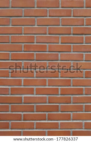 Exterior brick wall new condition closed distance zoom vertical, obstruction, hurdle, stumbling block, blocked, no way, imprison, vertical photo