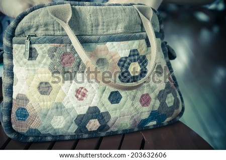 the Quilting Hand Bag,Handmade Hand Bag