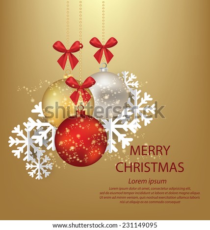 Christmas Greeting Card Vector illustration Christmas Greeting Card Vector illustration