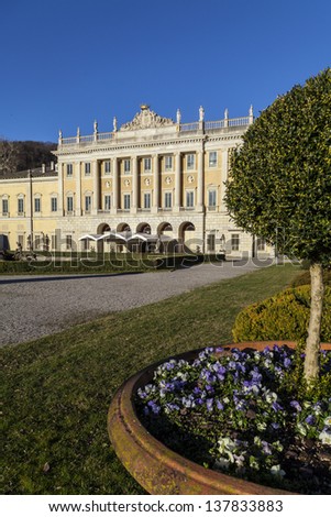 After having passed through several owners, the villa now belongs to the town of Como, after restoration, has destined to house cultural events.