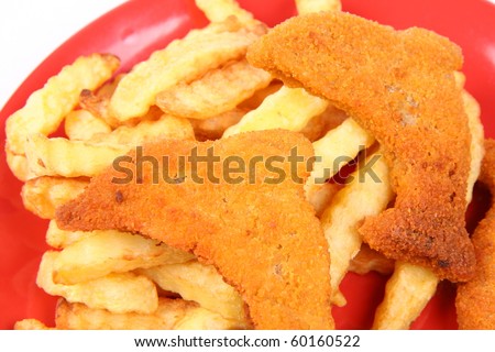 fish and chips logo. stock photo : Fish and chips