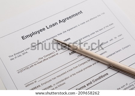 Employee loan agreement