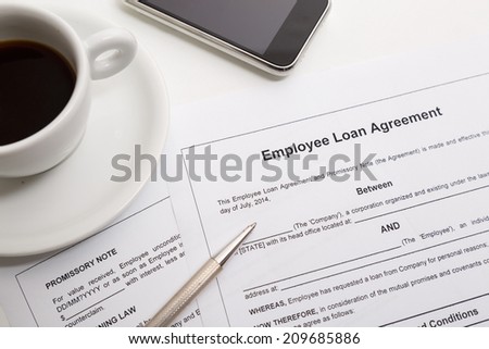 Employee loan agreement