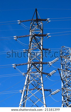 tall power lines against the sky ready to power up homes