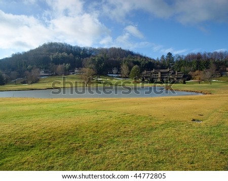 Mountain golf course in western North Carolina