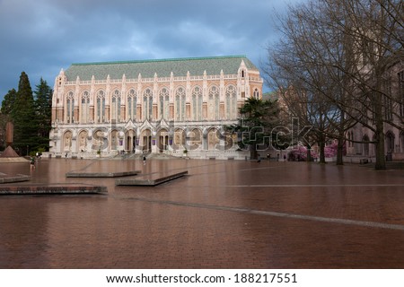 College Building, Suzzallo Library at the University of Washington, Seattle