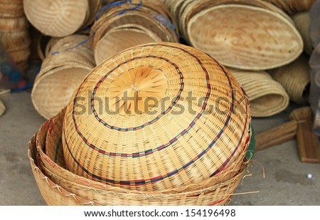 Food cover made from bamboo, Thailand handmade food shield