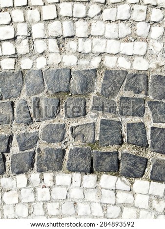 stone brick pavement street, Marble pavement blocks texture