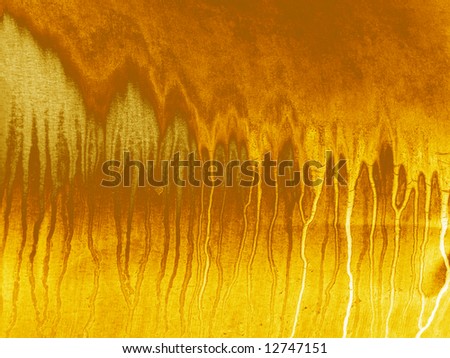 Abstract structure of  brown rust on  iron surface