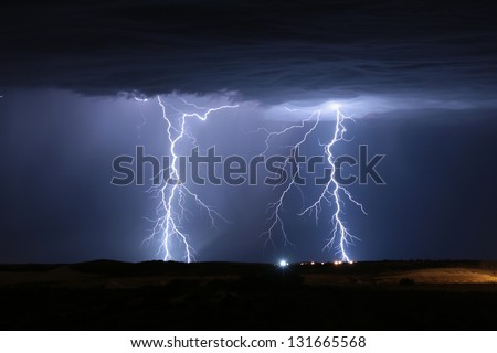 Lightning Storm Yanchep Perth Western Australia