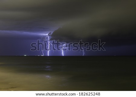 Lightning Strike, Western Australia