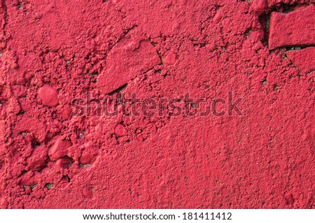 red concrete texture with cracks