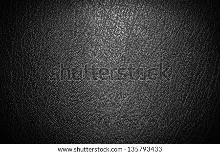 Black leather for texture background from car seats