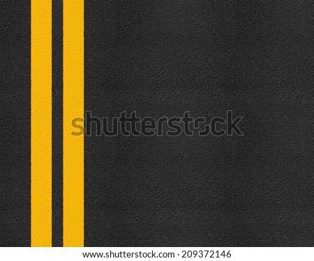 Asphalt highway road texture with markings background