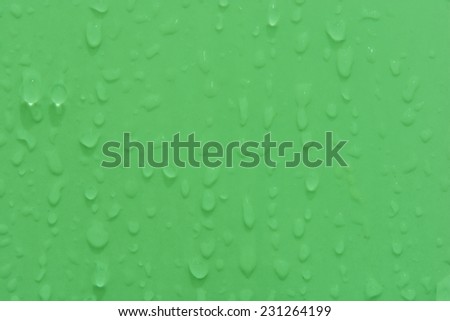 Green water drops texture for your a background