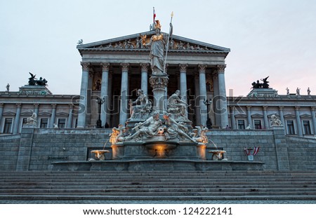 Austrian parliament, Vienna