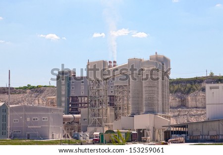 Big plant on production of cement