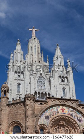 Temple del Sagrat Cor (Church of the Sacred Heart). Barcelona. Spain