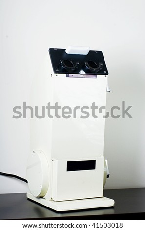 Optometrics Screenoscope is used for visual acuity teste