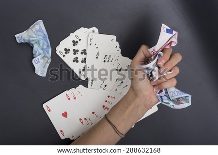 card player, waste money 7