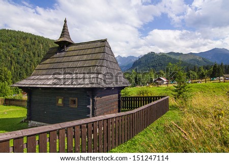 A Christian chapel in Tatra National Park, Slovakia