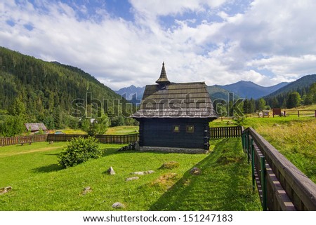 A Christian chapel in Tatra National Park, Slovakia