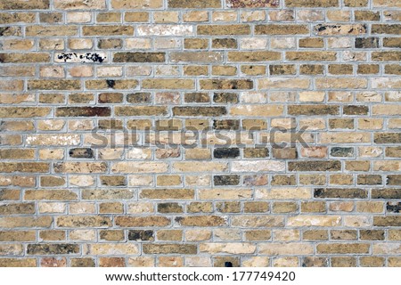 Vintage yellow brick wall - Image for website background.