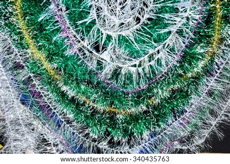 Colorful christmas decoration. Bright and happy holiday texture. Background image for New Year and Christmas.