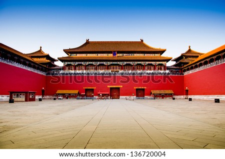 Forbidden City In Beijing