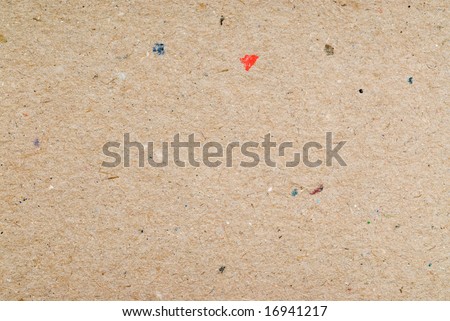 Recycled cardboard texture