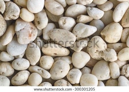 close up white river stones - abstract