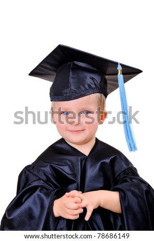 Black Boy Graduating