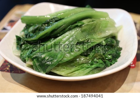 Chinese fried lettuce