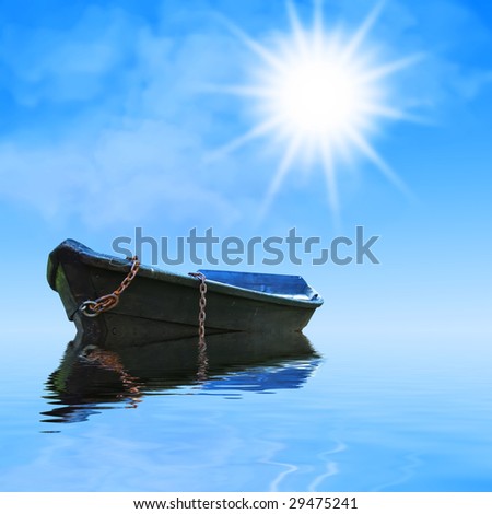 Abandoned Row Boat