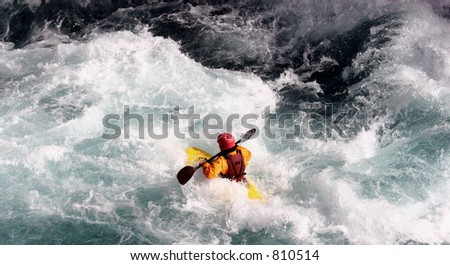 a kayaker