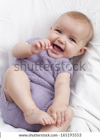 Smiling Baby For Happy Parenting