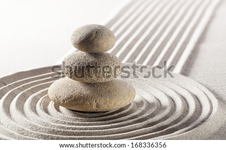 zen balance for contemplation and relaxation