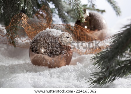Winter decorations for Christmas holidays seasons