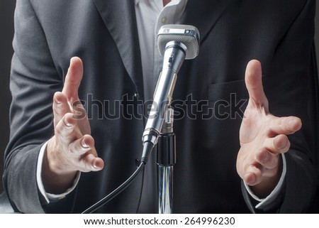 corporate presentation and body language