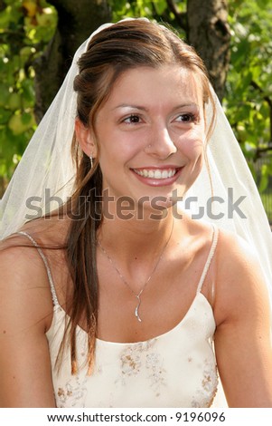 wedding: happy bride