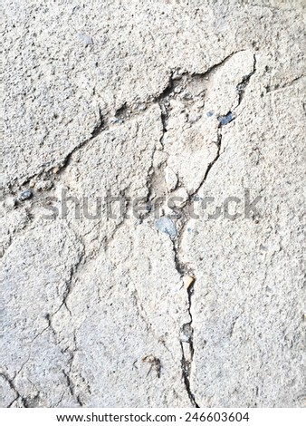 Cracked concrete texture